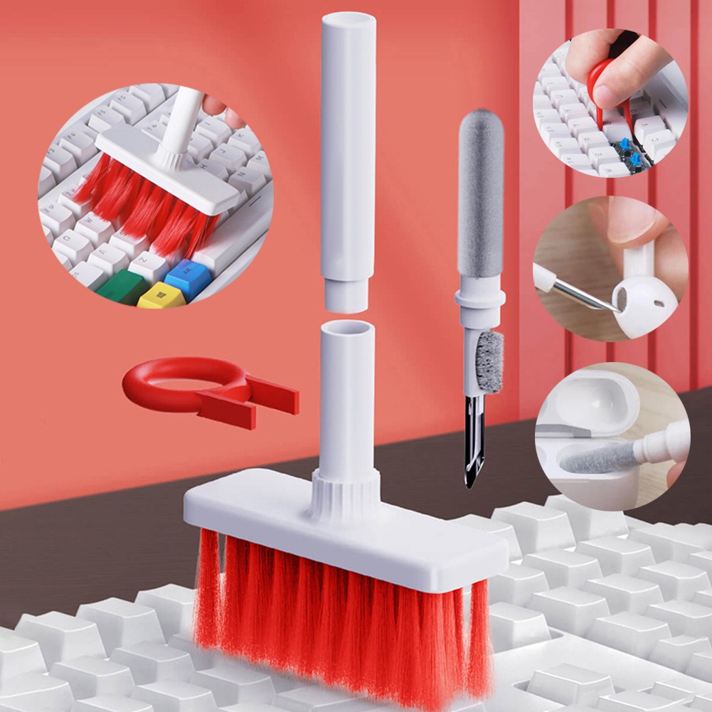 Laptop Accessories Cleaning Kit - 3-in-1 Cleaning Brush Kit Mechanical Keyboard