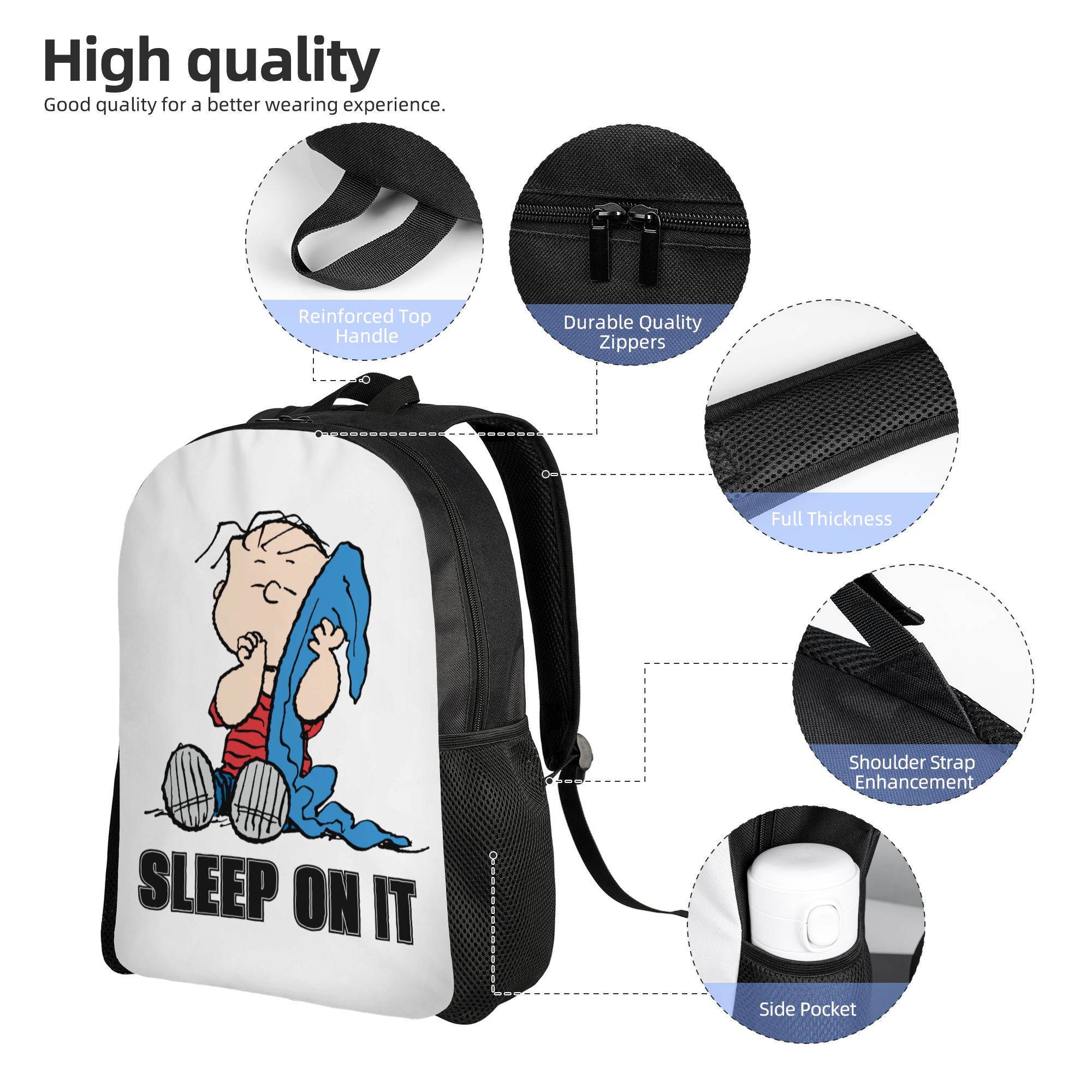 Snoopy Peanuts Linus & Backpac - đánh giá và giá Laptop Accessories Gifts For Men