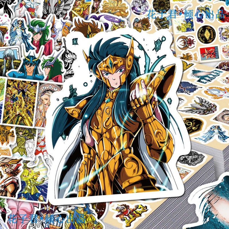 101Pcs Saint Seiya Anime Stick - đánh giá và giá Laptop Accessories