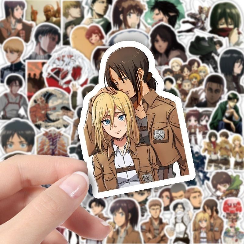60Pcs Attack on Titan Anime St - đánh giá và giá Laptop Accessories