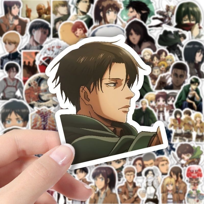 60Pcs Attack on Titan Anime St - đánh giá và giá Laptop Accessories