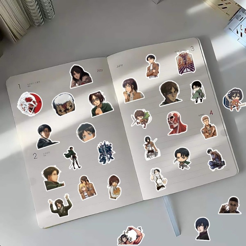 60Pcs Attack on Titan Anime St - đánh giá và giá Laptop Accessories
