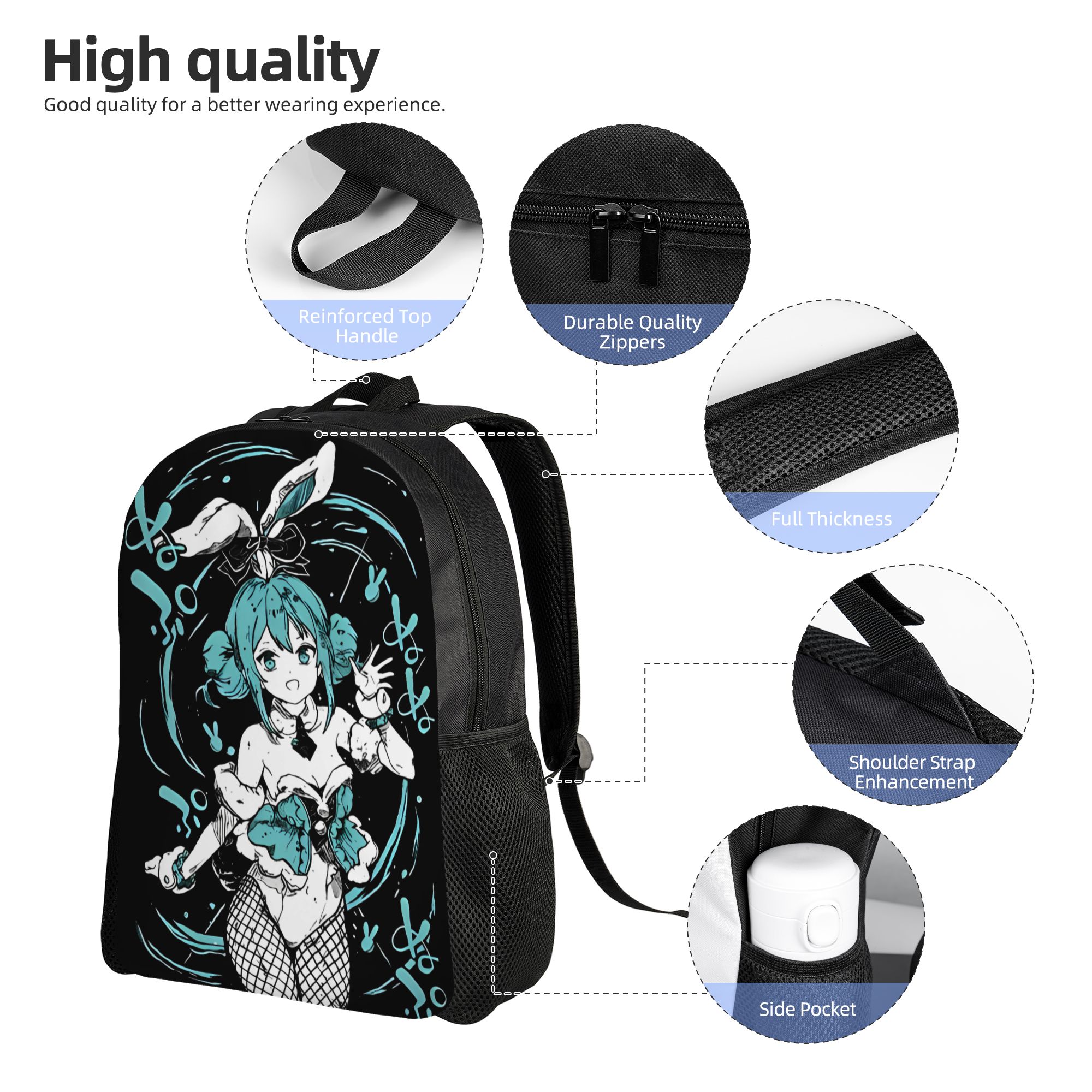Kawaii Hatsune Miku  Backpack  - đánh giá và giá Laptop Accessories Gifts For Men