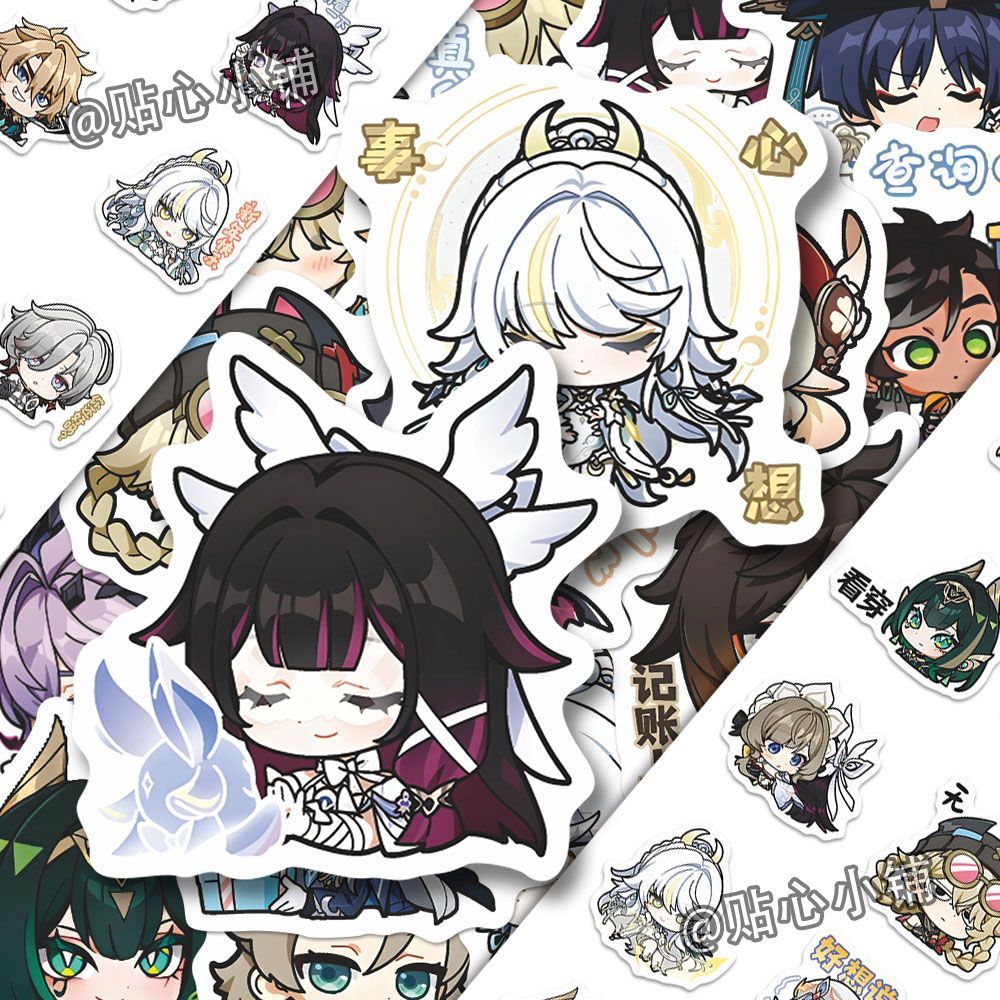 64PCS Genshin Impact Moon Maid - đánh giá và giá Laptop Accessories