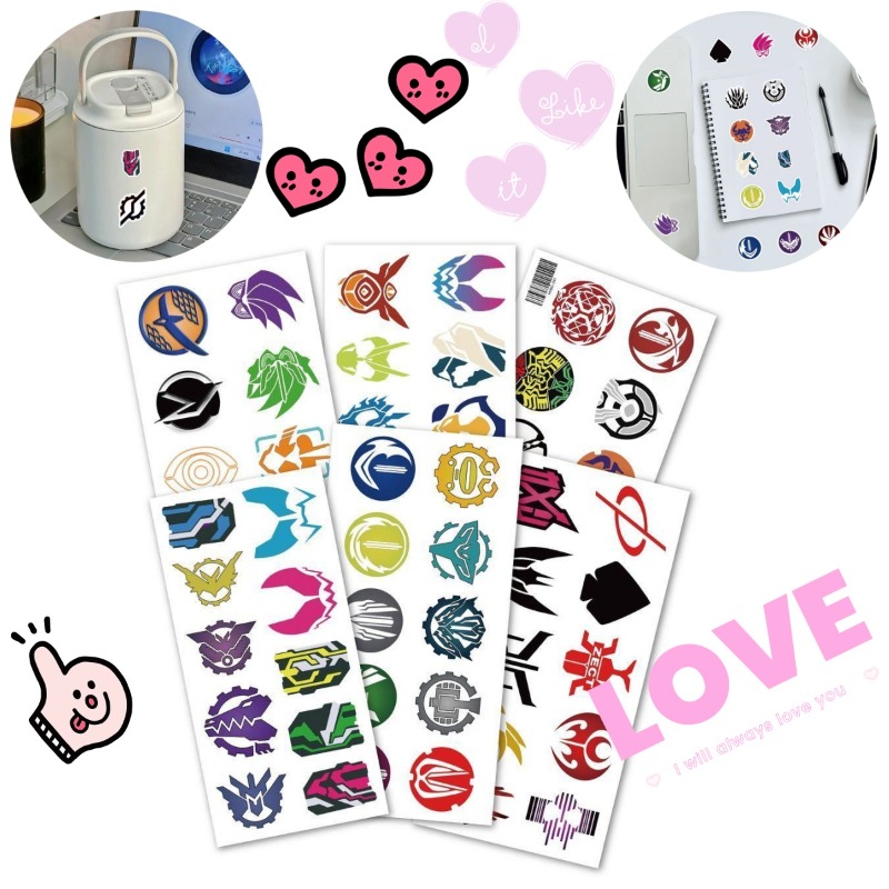 60 Sheets Kamen Rider Logo Sti - đánh giá và giá Laptop Accessories