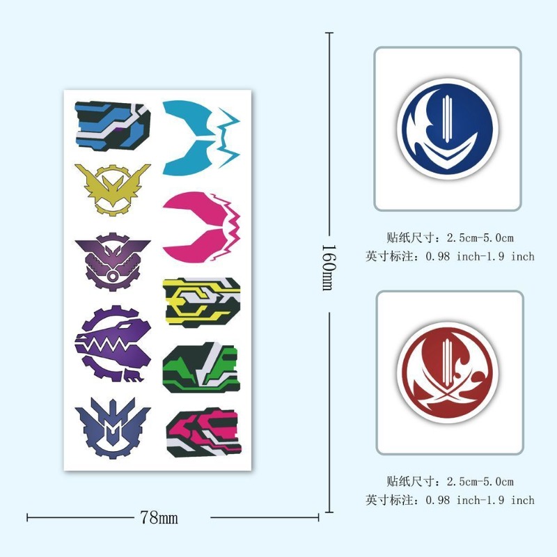 60 Sheets Kamen Rider Logo Sti - đánh giá và giá Laptop Accessories
